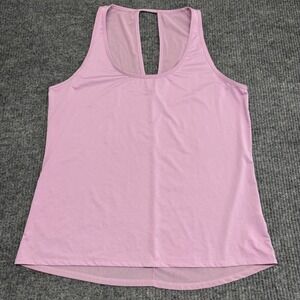 Fabletics Women's Pink Mesh Racerback Activewear Tank Top XXL Gym Yoga Athletic
